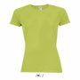 Tee-shirt sol's sporty women VertVert pomme