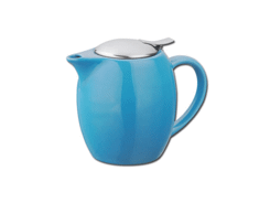 Théière céramique avec passe-thé métallique