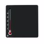Thermometre carre en matiere recyclee NoirNoir
