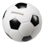 Tirelire "football" Au choixblanc/noir