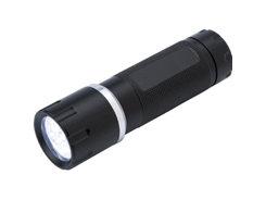 Torche en métal munie de 9 leds publicitaire