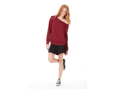 Triblend wideneck sweatshirt sweat-shirt "triblend