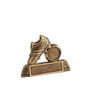 Trophee chaussure de football 75 mm Au choixbronze