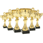 Trophée coupe dorée 65x30x230 DoréDoré