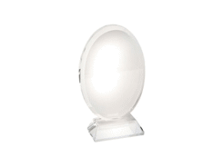 Trophee ovale en verre 137 mm