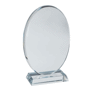 Trophee ovale en verre 160 mm Transparenttransparent