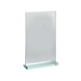 Trophee rectangle vert 160 mm Au choixvert transparent