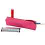 Trousse de toilette fuchsia en pvc/polyester Au choixfuchsia