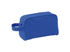 Trousse de toilette orange en polyester