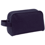 Trousse de toilette orange en polyester Noirnoir