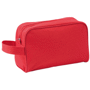 Trousse de toilette orange en polyester Rougerouge