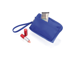 Trousse de toilette rouge en microfibre