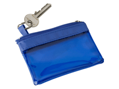 Trousseau de clés en pvc translucide