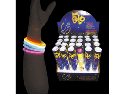 Tube 15 bracelets coul. ass