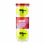 3 balles de tennis Wilson tube personnalisée Jaune
