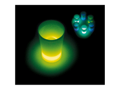 Tube 6 verres "shot" 4 coul