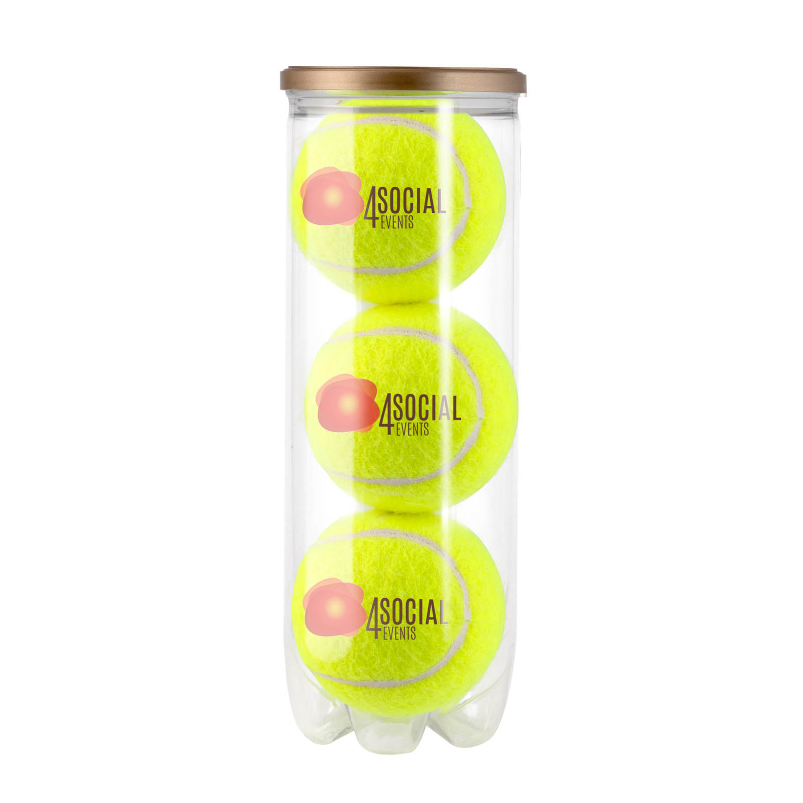 Lot De 3 Balles De Tennis Personnalisées – Tube Avec étiquette, 10 Couleurs, Fabriqué Au Royaume-Uni, Impression D’un Nom (max 9 Lettres)
