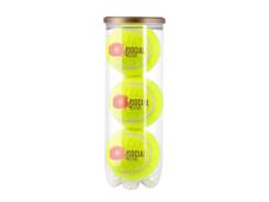 Tube de 3 balles de tennis personnalisées