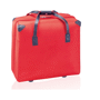 Valise rouge en polyester Rougerouge