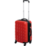 Valise trolley à coque rigide et roulettes pivotan Rougerouge