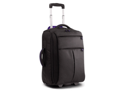 Valise trolley cabine / noir-mauve