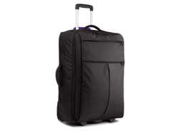 Valise trolley mm / noir-mauve