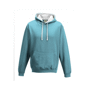 Varsity hoodie sweat-shirt capuche contrastée Au choixSky Blue / Arctic Wh