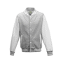 Varsity jacket veste molleton "campus" Au choixHeather Grey / White