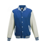 Varsity jacket veste molleton "campus" Au choixRoyal Blue / White