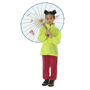 Veste coupe vent enfant Au choixjaune fluo
