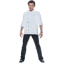 Veste de cuisine rock chef homme Blancblanc