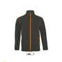 Blouson micro polaire zippée homme nova Au choixanthracite/orange