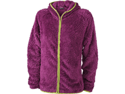 Veste polaire à capuche femme logotée