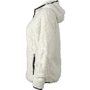 Veste polaire à capuche femme logotée Blancblanc cassé/carbone