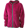 Veste polaire à capuche femme logotée Au choixrose oléandre/vert