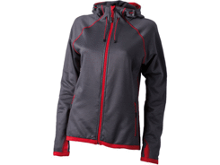 Veste polaire personnalisée à capuche femme