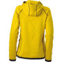 Veste polaire personnalisée à capuche femme Jaunejaune/carbone