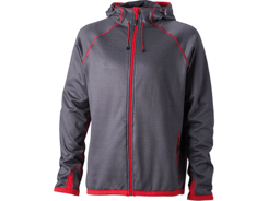 Veste polaire personnalisée à capuche homme