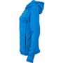 Veste polaire publicitaire à capuche femme Bleubleu azur/bleu marin
