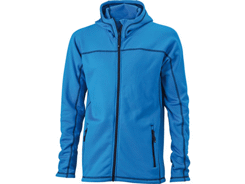 Veste polaire publicitaire à capuche homme