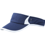 Visière Au choixbleu marine/blanc