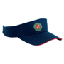 Visière bleu marine/rouge en coton Au choixbleu marine/rouge