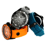 Vuarnet casual-montre 3 aiguilles Orangeorange