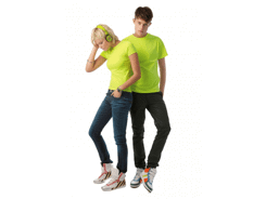 Women only pc t-shirt femme fluo