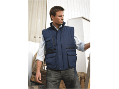 Workwear bodywarmer bodywarmer matelassé