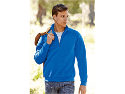 Zip neck sweat sweat-shirt col zippé