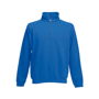 Zip neck sweat sweat-shirt col zippé Au choixRoyal Blue